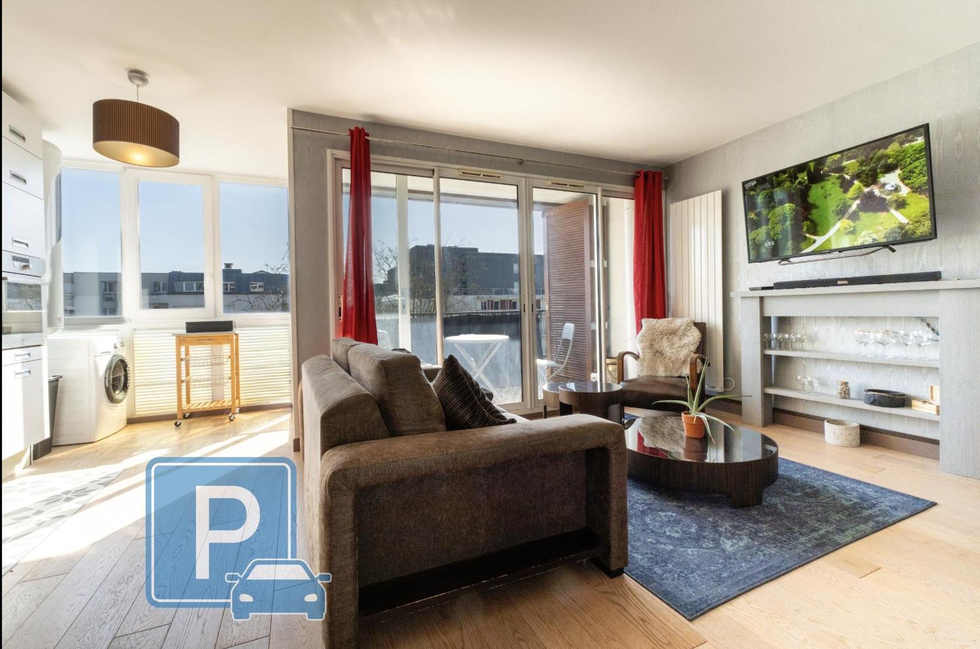 Emplacement Ideal, Garage Prive, Lumineux * Rennes
